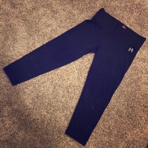 Victoria Secret black laser cut capris